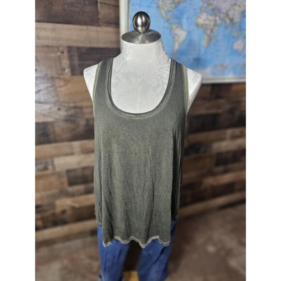 White Crow Army Green Tank Top Size XL - Picture 1 of 4